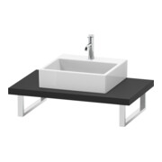 Duravit Console L-Cube 80-200x55 cm, 1 AS, ép. 4,5 cm, graphite mat