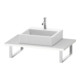 Duravit Console L-Cube 80-200x55 cm, 1 découpe, ép. 3 cm, blanc mat-1