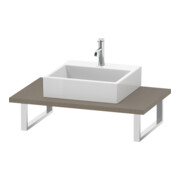 Duravit Console L-Cube 80-200x55 cm, 1 découpe, ép. 3 cm, lin