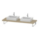 Duravit Console L-Cube 80-200x55 cm, 2 A., ép. 4,5 cm, méd. œuf-1