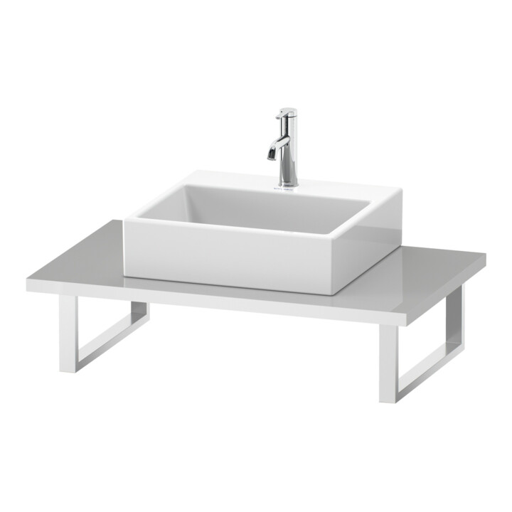 Duravit Console L-Cube 80-200x55cm, 1 AS, Ép. 3cm, base mate