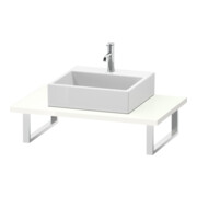 Duravit Console L-Cube 80-200x55cm, 1 AS, ép. 3cm, blanc brillant