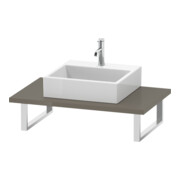 Duravit Console L-Cube 80-200x55cm, 1 AS, ép. 3cm, flan. Gr hgl