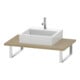 Duravit Console L-Cube 80-200x55cm, 1 AS, ép. 3cm, méd. œuf-1
