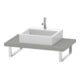 Duravit Console L-Cube 80-200x55cm, 1 AS, ép. 4,5cm, gris béton-1