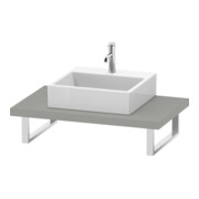 Duravit Console L-Cube 80-200x55cm, 1 AS, ép. 4,5cm, gris béton