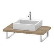 Duravit Console L-Cube 80-200x55cm, 1 AS, ép. 4,5cm, marbre œuf