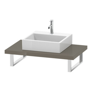 Duravit Console L-Cube 80-200x55cm, 1 AS, ép. 4,5cm, pour plan haut brillant