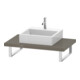 Duravit Console L-Cube 80-200x55cm, 1 AS, ép. 4,5cm, pour plan haut brillant-1
