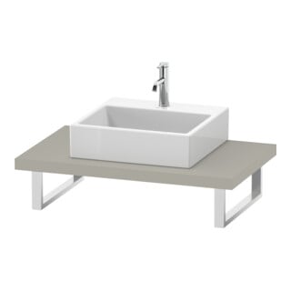 Duravit Console L-Cube 80-200x55cm, 1 AS, ép. 4,5cm, taupe mat