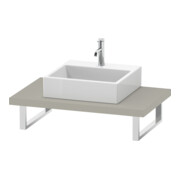 Duravit Console L-Cube 80-200x55cm, 1 AS, ép. 4,5cm, taupe mat