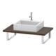 Duravit Console L-Cube 80-200x55cm, 1 AS, épaisseur 3cm, noyer foncé-1