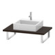Duravit Console L-Cube 80-200x55cm, 1 AS, Épaisseur 3cm, Noyer verni-1