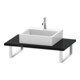 Duravit Console L-Cube 80-200x55cm, 1 découpe, ép. 3cm, blanc brillant-1