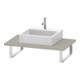 Duravit Console L-Cube 80-200x55cm, 1 découpe, ép. 3cm, taupe mat-1