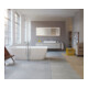 Duravit Console L-Cube 80-200x55cm, 1 découpe, ép. 3cm, taupe mat
