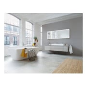 Duravit Console L-Cube 80-200x55cm, 1 découpe, ép. 3cm, taupe mat-5