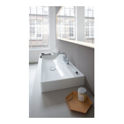 Duravit Console L-Cube 80-200x55cm, 1 découpe, ép. 3cm, taupe mat-5