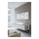 Duravit Console L-Cube 80-200x55cm, 1 découpe, ép. 3cm, taupe mat