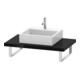 Duravit Console L-Cube 80-200x55cm, 1 tiroir, ép. 4,5cm, blanc brillant-1