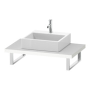 Duravit Console L-Cube 80-200x55cm, 1 tiroir, ép. 4,5cm, blanc mat