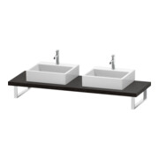 Duravit Console L-Cube 80-200x55cm, 2 A., tige 4,5cm, E d cintré