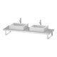 Duravit Console L-Cube 80-200x55cm, 2 pcs, ép. 4,5cm, gris mat-3