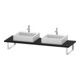 Duravit Console L-Cube épaisseur 3 cm, blanc œuf, pour vasque à poser, variable-1