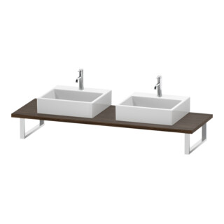 Duravit Console L-Cube épaisseur 3 cm, Nb foncé, pour vasque à poser, var.