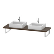 Duravit Console L-Cube épaisseur 3 cm, Nb foncé, pour vasque à poser, var.