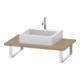 Duravit Console L-Cube épaisseur 3cm, blanc œuf, pour vasque à poser, var.-1