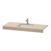 Duravit Console lavabo DuraStyle 80-200x55x10cm, 1 découpe, lin