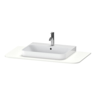 Duravit Console Lavabo Happy D.2 Plus 100x55cm, avec 1 découpe, blanc supermat
