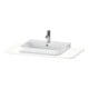 Duravit Console Lavabo Happy D.2 Plus 100x55cm, avec 1 découpe, blanc supermat-1