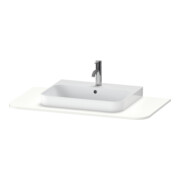 Duravit Console Lavabo Happy D.2 Plus 100x55cm, avec 1 découpe, blanc supermat