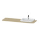 Duravit Console lavabo Happy D.2 Plus 160x55 cm, 1 trou, bonde à droite, méditerranée œuf-1