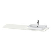 Duravit Console lavabo Happy D.2 Plus 160x55 cm, 1 trou, droite, chêne nordique mat
