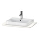 Duravit Console lavabo Happy D.2 Plus 65x48cm, 1 découpe, blanc brillant-1