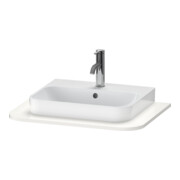 Duravit Console lavabo Happy D.2 Plus 65x48cm, 1 découpe, blanc brillant