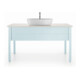 Duravit Console lavabo Luv 138,8x59,5x2 cm, quartz, 1 trou robinet, blanc mat-5