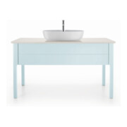 Duravit Console lavabo Luv 138,8x59,5x2 cm, quartz, 1 trou robinet, blanc mat-5