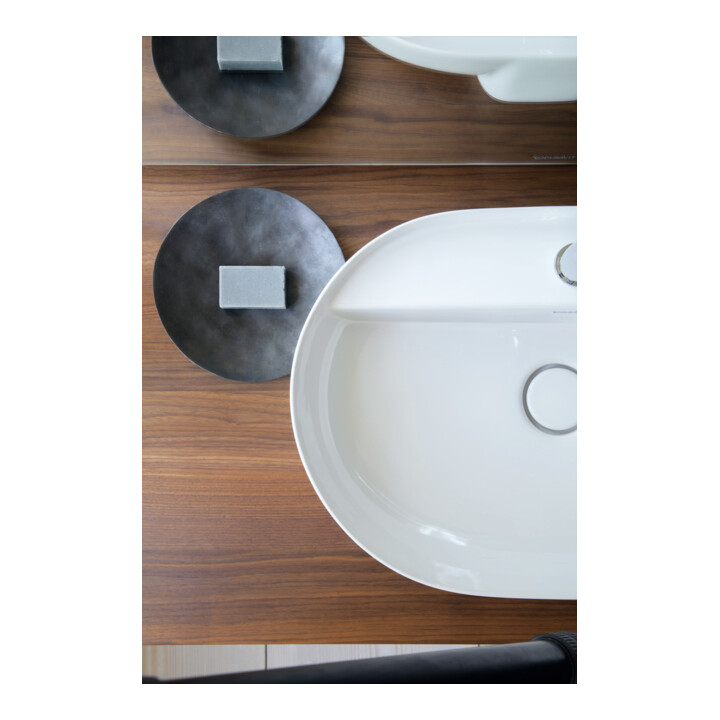Duravit Console lavabo Luv 178,3x59,5x2,5 cm, bois, avec 2 trous, N