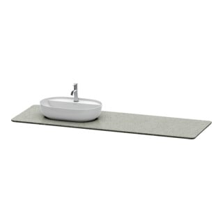Duravit Console lavabo Luv 178,3x59,5x2 cm, quartz, 1 AS, L, gris St