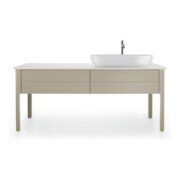 Duravit Console lavabo Luv 178,3x59,5x2 cm, quartz, 1 AS, R, blanc satiné-3