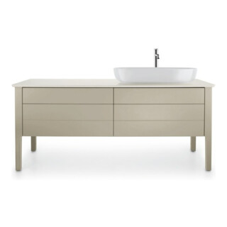 Duravit Console lavabo Luv 178,3x59,5x2 cm, quartz, 1 AS, R, s St