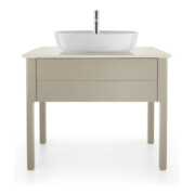Duravit Console lavabo Luv 98,8x59,5x2cm, quartz, 1 trou, blanc structuré-2
