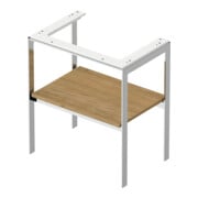 Duravit Console lavabo White Tulip 68,4x45 cm, E Nat mass., Mét., sur pied-2