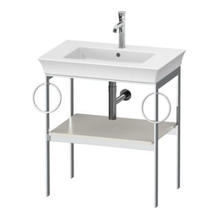 Duravit Console lavabo White Tulip 68,4x45 cm, No w m, Me, 2 HTH, sur pied