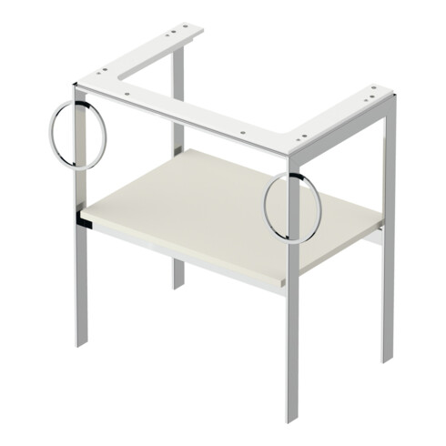 Duravit Console lavabo White Tulip 68,4x45 cm, No w m, Me, 2 HTH, sur pied