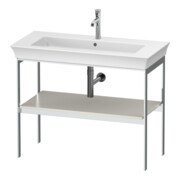 Duravit Console lavabo White Tulip 98,4x45 cm, blanc mat, métal, sur pied